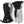 Hestra black and grey Gore-Tex three-finger ski mittens