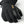 Black Hestra ski glove with leather palm and gold logo