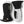 Hestra black and white Gore-Tex ski mittens with wrist straps and logo branding