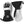 Hestra black and white Gore-Tex ski gloves with gauntlet cuffs