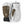Hestra white and brown leather three finger ski mittens