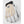 Hestra beige and white leather ski glove with brand logo patch