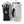 Hestra black and white leather ski gloves with carabiner attachment