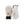 Hestra white and beige leather ski gloves with black cuff and wrist strap
