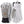 Hestra white and grey leather ski gloves with carabiner