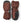 Hestra brown and black polka dot mittens with black palms and wrist straps