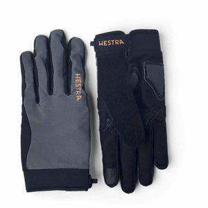 Hestra black and grey athletic gloves
