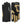 Hestra black and tan work gloves with reinforced palms and velcro wrist straps