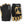 Hestra fingerless gloves in black and tan with velcro wrist straps