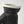 Hestra black leather glove cuff with white shearling lining
