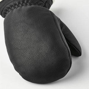 Black Hestra leather mitten
