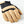 Hestra black and tan leather glove with perforated fingers
