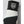 Hestra glove cuff with black and white panels and brand logo patch