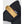 Hestra black glove cuff with tan leather pull tab and CZone logo tag