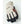 Hestra beige and black glove with brown leather detailing