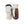 Hestra beige and brown leather mittens with black trim