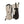 Hestra beige and black three finger ski mittens
