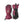 Hestra burgundy and black insulated ski gloves with adjustable wrist straps