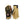 Hestra tan and black leather gloves with adjustable wrist straps