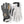 Hestra grey and white leather gloves with Gore-Tex Infinium branding