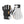Hestra black and white leather gloves with Gore-Tex Infinium branding