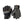 Hestra black and grey work gloves with velcro wrist straps