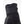 Black work glove wrist cuff with adjustable hook and loop strap