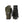 Hestra olive green and black outdoor gloves with velcro wrist straps