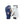 Hestra blue and white leather ski gloves
