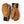 Hestra tan leather three finger ski gloves with black cuffs