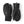 Hestra black leather three finger ski mittens