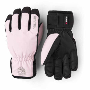 Hestra CZone pink and black winter gloves