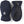 Hestra navy blue mittens with black leather palms and CZone branding