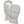 Hestra grey insulated mittens with white leather palms