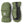 Hestra olive green mittens with black leather palms and CZone branding