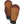 Hestra brown and tan leather mittens with ribbed detailing and black cuffs