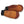 Hestra leather mittens in tan and brown with black cuffs