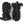 Hestra black three finger ski gloves with adjustable wrist straps and CZone branding
