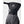 Hestra black winter mitten with adjustable wrist strap and mountain logo patch