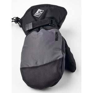 Hestra black and grey insulated winter mitten