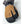 Hestra brown and black insulated winter mitten with adjustable wrist strap
