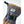 Hestra grey and brown winter glove cuff with adjustable strap and brand logo patch