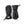 Pair of black Hestra winter gloves with adjustable wrist straps and drawcord cuffs