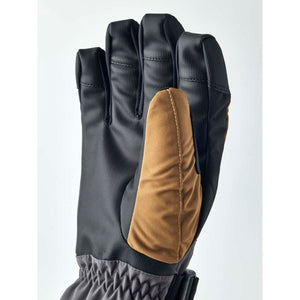 Hestra black and brown technical ski glove