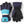 Hestra navy and blue insulated winter gloves with black palm grip and adjustable wrist strap