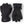 Pair of black Hestra winter gloves with adjustable wrist straps