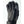 Hestra black leather ski glove with protective padding on knuckles and fingers