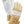 Hestra white and tan leather work gloves