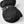 Black Hestra leather and fabric mitten