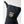 Black Hestra mitten cuff with adjustable drawstring and branded patch